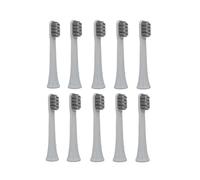 Toothbrush Replacement Heads, Compatible for Xiaomi Mijia, T100 Mi Smart Electric(Gray 10pcs)