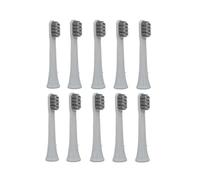 Toothbrush Replacement Heads Compatible for Xiaomi T100 Mi Smart Electric Toothbrush Replacement 2 Color(Gray 10pcs)
