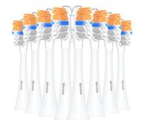 Toothbrush Replacement Heads Compatible with Philips Sonicare (8 Pack) - Compatible with Click-on Handles, Soft Dupont Bristles, White