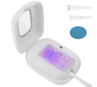 Toothbrush Sanitizer Case Safe Easy to Clean Toothbrush Cover Case with Holder Mini Cleaner Box for Traveling