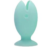 Toothbrush Stand Organizer - Silicone Fish Shape Dustproof Holder, Suction Cup Cover | Perfect for Bathroom Counter, Home Sink Area, Brush Protection, Compact Space Saving, Colorful Daily Storage