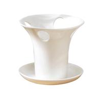 Toothbrush Standing Holder - Stable Ceramic Organizer Stand, Draining Base Storage Cup | Durable Comb Razor Toothpaste Accessory, Lightweight Home Dormitory Apartment Companion, Portable Bathroom
