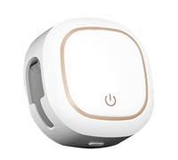 Toothbrush Sterilizer & Holder, UV Portable Toothbrush Cleaner and Holder, Electric Toothbrush Sterilizer with UV Light, Wall Mounted 2 Slots Rechargeable Sterilizer No Drill Installation(White)