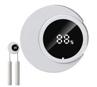 Toothbrush Sterilizer - UV Light Rechargeable Case, Smart Bathroom Cleaning Machine, Sturdy Construction Wall Mounted No-Drilling Holder, Wireless Sanitizing Station | Home Travel for Men Women