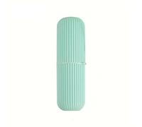 Toothbrush Toothpaste Holder Storage Case Portable For Home Bathroom Travel Uni Camping Work Business Holiday Essentials Also use as Mouthwash Cup (Mint Green)