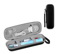 Toothbrush Travel Case for Oral-B/Oral-B Pro 1000 1500 5000 7000 7500 6000 9600/ Phlips Sonicare 4100 5100 1100 6100 5300 Electric Toothbrush, Portable Hard Protective Storage Bag (Black)