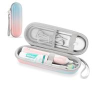 Toothbrush Travel Case for Oral B/ Oral-B Pro 1000 1500 5000 7000 7500 and Philips Sonicare 4100 1100 5300 5100 6100 6500/ iO Series Electric Toothbrush, Hard Protective Storage Bag (Gradient)