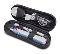 Toothbrush Travel Case for Oral-B Pro 500/600/650/1000/1500/2000/3000/3500/5500/Pro-Health,Genius X Limited/6000/7000/7500/8000/9600,Smart 1500/3000/5000,Vitality Dual Clean.(Case Only) Black
