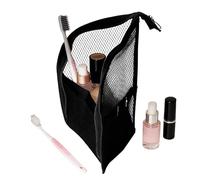 Toothbrush Travel Case, Storage with Stand-Up Function, Waterproof and Toiletry Bag with Integrated Toothbrush Holder, for Women, Men, Pen, Bathroom, Holiday, Camping and Hiking