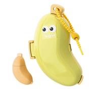 Toothbrush Travel Containers Cute Banana Shaped Silicone Protection with