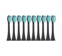 Toothbrushes Head，Compatible for Apiyoo P7/Y8/G7/SUP/T1/Moon Sonic Electric Tooth Vacuum Bristle Nozzles(Black)