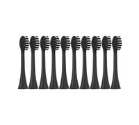 Toothbrushes Head,Compatible for Apiyoo P7/Y8/G7/SUP/T1/Moon Sonic Electric Tooth Vacuum Bristle Nozzles(SolidBlack)