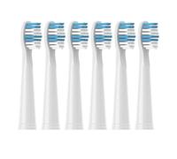 Toothbrushes Heads,Compatible for Seago Electric E1/E2/E3/E4/SG2303/SG575 UV Sterilization Vacuum Packing(6pcs White)