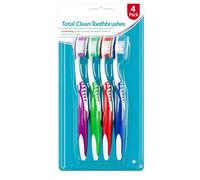 Toothbrushes Set,Gentle Medium Soft Bristles, Manual Toothbrushes, Soft Toothbrush for Kids Adults, Travel Essentials for Kids Ages 3+ Years | Mixed Colour (Long Handle 4pcs)