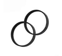 Toothed Drive Belt for KW715 Scarifier, High-Performance Rubber Replacement Accessory to Maintain Cleaning Efficiency and Protect Motor, Black Belt for Lawn Care Machinery (2 Pack)