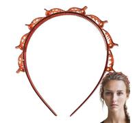 Toothed Headband Braid Tool | Fashion Hairband With Clips | Professional Toothed Twist Clip Headband For Easy Braiding, Secure Grip Headband Braid Tool For All Hair Types