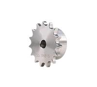 Toothed roller chain sprocket, 304 Stainless Steel Roller Chain Sprocket 06B/08B/10A/12A 10-25 Teeth(20 Teeth,06B)