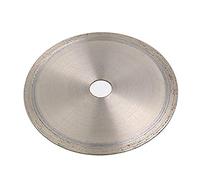Toothless Cutting Disc Diamond Circular Saw Blade Angle Grinder Accessories for Sawing Gemstones, Agate, Crystal(160 x 20 x 0.8mm)