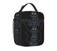 Toothless Totem Mood Insulated Lunch Bags How to Train Your Dragons Food Bag Portable Thermal Cooler Bento Box for Travel