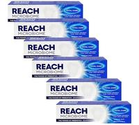 Toothpaste Bundle with Reach Microbiome Toothpaste Total Care 120g - 6 Pack | Strong Mint Flavor, Whitening Fresh Breath Anti-Plaque, Probiotic Ingredients, Clean Healthy Teeth Gums Tartar Cavity.