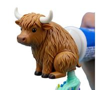 Toothpaste Cap Dispenser - Easy Squeeze Lid for Free Brushing, Cute Animals Design with Leakproof Silicone Seal, Reusable Cover for Bathroom Sink Travel Dorm Apartment Family Use, 1.97 Inch