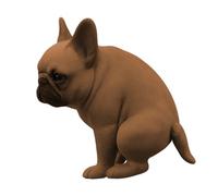 Toothpaste Closure Dog Butt - Funny Pet Dispenser | Reusable 3D Print Toothpaste Topper Gag Gift for Children Adults & Pet Lovers Bathroom Decoration, 5 x 5 cm, 1 Set