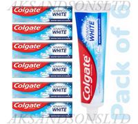 4x COLGATE ADVANCED WHITE FLUORIDE TOOTHPASTE STAIN REMOVING WHITENING 125ML