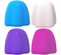 Toothpaste Covers Caps Self Closing Toothpaste Caps 4PCS Portable Food Grade Silicone Cap for Kid Adults Household Essentials