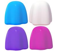 Toothpaste Covers Caps, Self Closing Toothpaste Caps 4PCS Portable Food Grade Silicone Cap for Kid Adults Household Essentials, Cap Dispenser