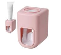 Toothpaste Dispenser and Holder - Wall Squeezer, Wall Mounted Automatic Toothpaste Dispenser, Bathroom , Hygienic Toothpaste Holder for Children and Adults, Easy Drill-Free I