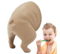 Toothpaste Dispenser - Dog Pooping Toothpaste Topper, Cartoon Dog Tothpaste Dispenser, Dogs Butt Toothpastte Dispensr, Cute Kids and Adults Toothpastes Cap Squeezer Cover for Home Travel Daily Life