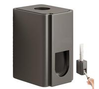 Toothpaste Dispenser Wall Mounted No Drilling Wall Mounted Modern Laughing Face Toothpaste Squeezer for Children and Adults Household Shower Bathroom Apartment Dorm Hotel