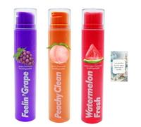 Toothpaste Hamper Assorted Flavors - Watermelon Fresh, Feelin' Grape, and Peachy Clean - 60ml Refreshing, Fruity Formula for a Clean, Fresh Mouth (3 Pack) - by Oerich Gift