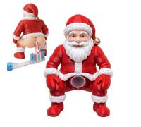 Toothpaste Lid 3D Printed Santa Claus Paste Dispenser | Christmas Dispenser Cover for Pasta Joke Party for Friends and Family, Stocking Filler