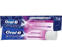 Toothpaste Oral-B Pro 3D White Vitalizing Fresh, clinically Proven to Remove up to 87% of Surface Stains and Starts whitening After The First Brushing, 75 ml, Pack of 4