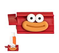 Toothpaste Squeezer - 9x3.5x3.4cm Cute Smiling Face Tube Tool, Bathroom Restroom Organizer, Manual Toothpaste Dispenser Holder | Efficient Paste Saver for Sink Countertop Storage Organization