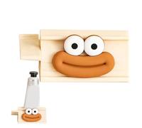 Toothpaste Squeezer - Cute Smiling Face Tube Tool, Manual Dispenser | Bathroom Holder, Toilet Holder For Easy Use, Durable Accessory, Fun Design, Economy