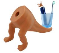 Toothpaste Squeezer - Funny Toothpaste Desthinker | Puppy Ass Toothpaste Poop, Food Silicone, Standalone Stoppers for Adults and Children, Fits Most Tubs