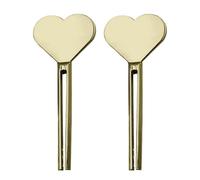 Toothpaste Squeezer - Tube Squeezer Key - Manual Toothpaste Reamer Heart | 2PCS Stainless Steel Tube Wringer for Creams, Cream, Paint & Gel | Manual Metal Roller Key for Saving & Easy Dispensing