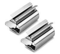 Toothpaste Squeezer,Tube Squeezer, Rotate Toothpaste Holder,2PCS Tube Squeezer Key,Holder Metal Rolling Tube Squeezer for Bathroom (Style 1)