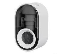 Toothpaste Squeezer Wall Mount Holder with Dispenser and Dustproof Design for Controlled Toothpaste Output and Clean Bathroom Setup (balck)