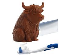 Toothpaste Topper for Kids,3D Printed Animal Shape Funny Gadget | Toothpaste Cover Squeezer,for Home Bathroom Dorm Travel Camping Daily Brushing Routine