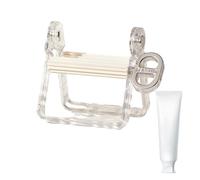 Toothpaste Tube Squeezer - Robust Tube Squeezer, Waste Free Bathroom Accessories, Ergonomic Key Rotating Mechanism | Robust Worktop Stand for Maximum Toothpaste Extraction