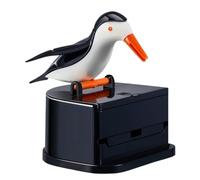 Toothpick Holder Dispenser Bird-Shaped Tooth Picks Organizer | Countertop Toothpick Holder for Home Bathroom Kitchen Vanity Countertop Apartment Dormitory Party Living Room Bedroom Black