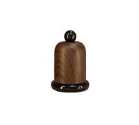 Toothpick Holder Dispenser,Imitation Walnut Color Ball Top Design,Funny Decor Piece For Office Desktop For Kitchen Home Restaurant,Not Included Toothpicks