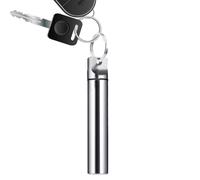 Toothpick Holder for Purse - Compact Ride Toothpick, Portable Metal Tooth Box | Aluminium Alloy Pocket Container for Purse, Restaurant, Car, Camping, Outdoor, Hygienic Storage, Silver, See