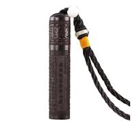 Toothpick Holder - Handcrafted Ebony Toothpick Dispenser And Storage Box | Portable Travel Container For Needles Pill Beads Cotton Swabs And Ear Picks | Elegant Hardwood Pocket Case Organizer