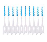toothpicks floss sticks gum soft-picks comfort flex mint 64 Toothpicks,80pcs Double-Ended Plastic Toothpicks Fashion Disposable Toothpicks Soft Interdental Brushes Dental Care Tools Toothpicks and Den