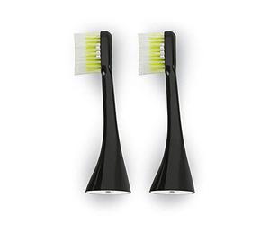 ToothWave Brush Heads - Black, Extra Soft/Small, Pack of 2