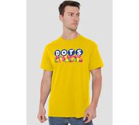Tootise Roll Tootsie Roll Dots Logo T-Shirt, Yellow | Size: 2XL Tootise Roll Yellow 2XL